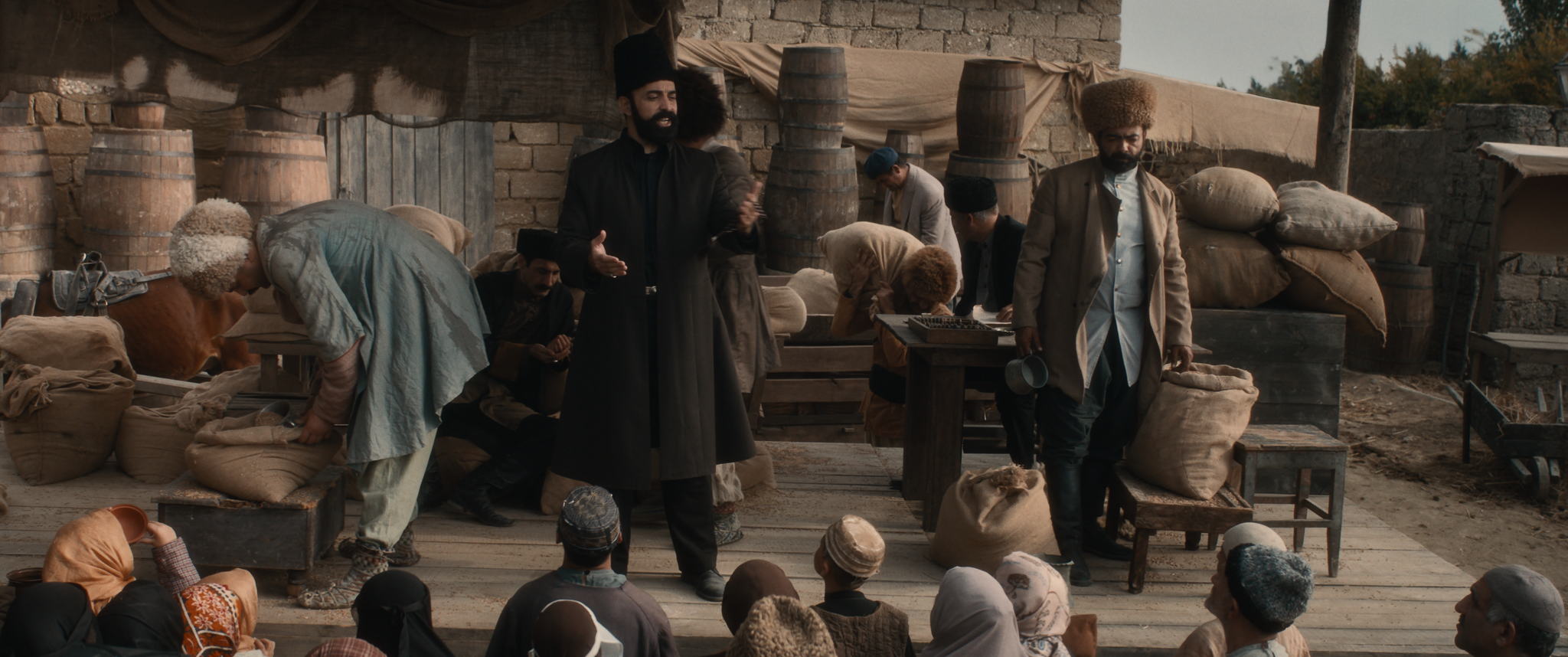 A crowded period interior in Taghiyev: Oil