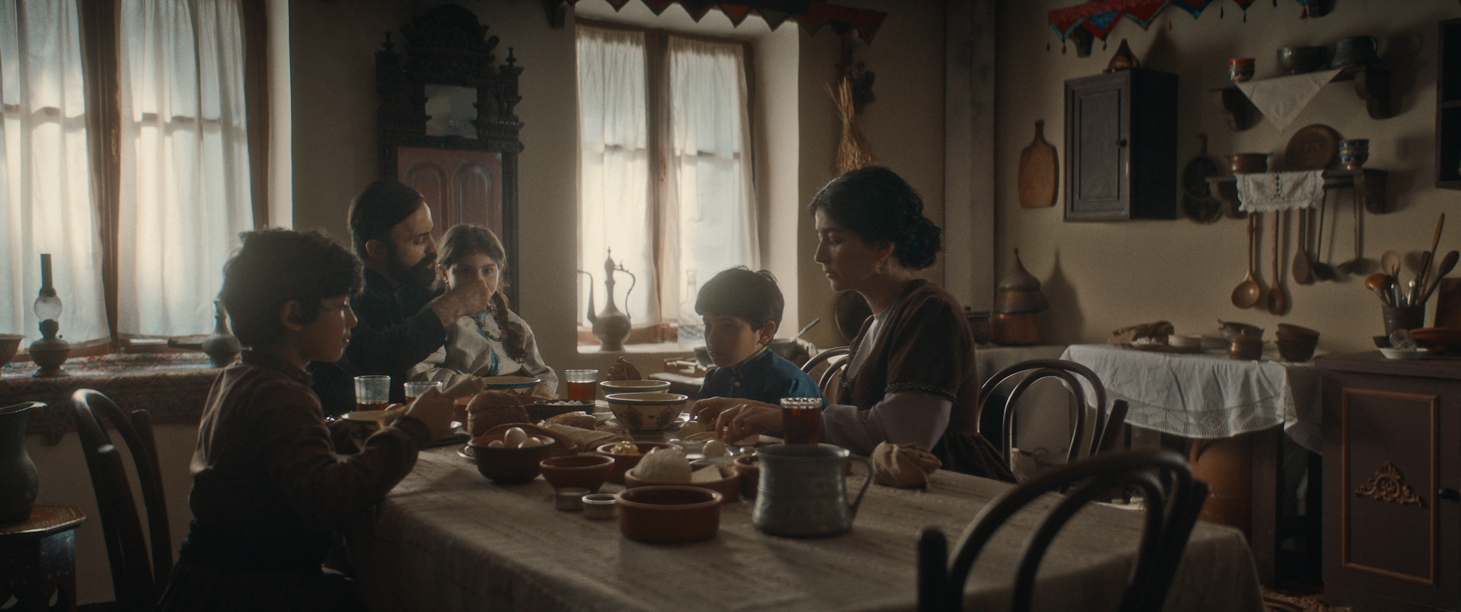 An intimate interior scene from Taghiyev: Oil
