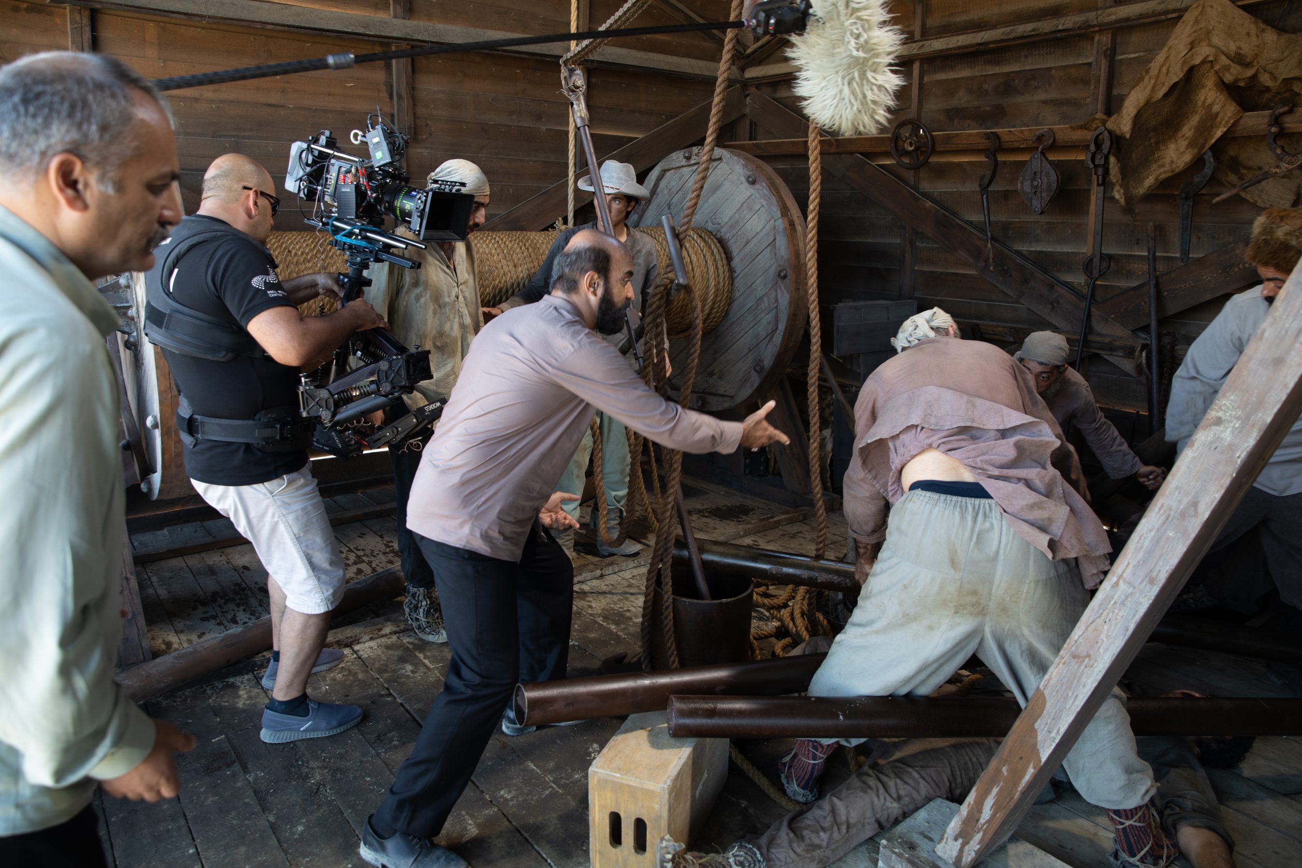 Behind-the-scenes image 2 from the production of Taghiyev: Oil